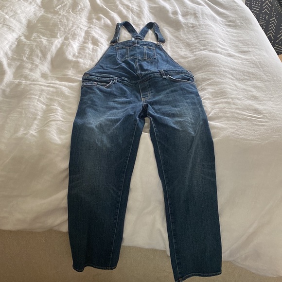 Current Elliot Maternity Overalls size 1. Dark denim. - Picture 2 of 4
